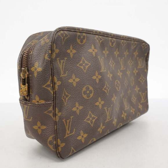 LOUIS VUITTON Authentic Brown Monogram Pouch - Picture 2 of 16